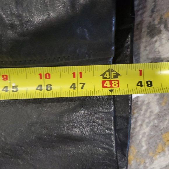 Frame Denim Black Lamb Leather Trench Coat - Picture 14 of 16